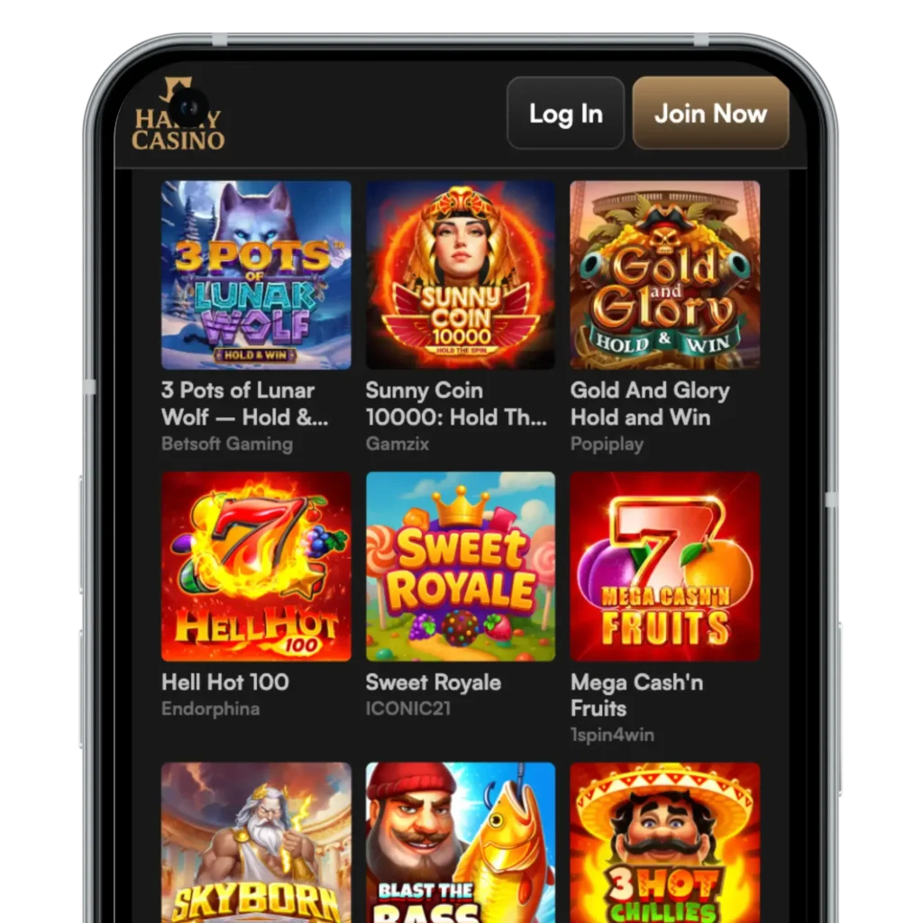 Harry Casino Application